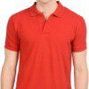 Scott International Men's Cotton Regular Fit Solid Polo Neck T-Shirt (SS20_New-SCYG-RD-XXXL_Red_XXX-Large)