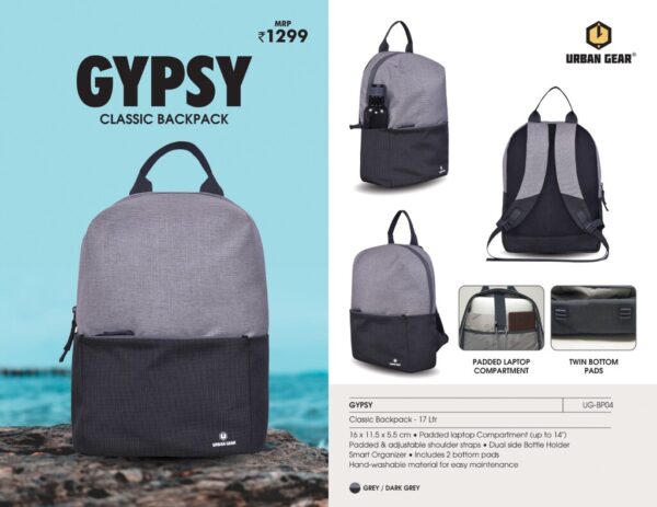 Buy the best quality Classic Backpack- Gypsy online in india at affordable price and with wide range of color and customization available.