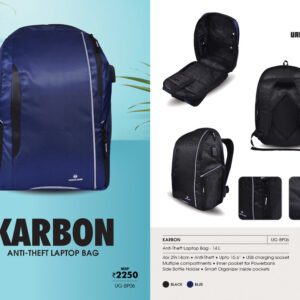 Buy the best quality KARBON ANTI-THEFT LAPTOP BAG online in india at affordable price and with wide range of color and customization.