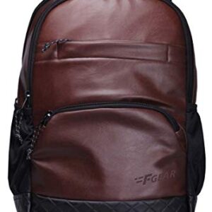 Buy the best quality F Gear Luxur Brown 25 liter Laptop Backpack online in india at affordable price and with wide range of color & customization.