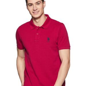 US POLO ASSN Men's Solid Regular Fit polo for corporate gifting in bangalore with affordable price and best quality.
