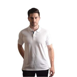 UCB POLO T-SHIRT POLYSTER COTTON WHITE for corporate gifting in bangalore with affordable price and best quality.
