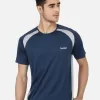 Hummel Calin Men Polyester Blue T-Shirt for corporate gifting in bangalore with affordable price and best quality.