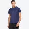 Hummel Budoc Men Polyester Blue T-Shirt for corporate gifting in bangalore with affordable price and best quality.