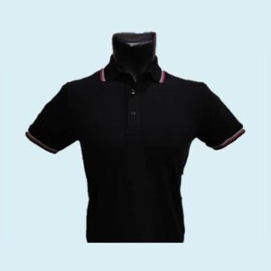 UCB POLO T-SHIRT LYCRA COTTON BLACK for corporate gifting in bangalore with affordable price and best quality.