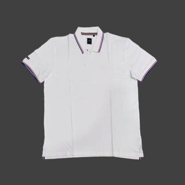 ARROW POLO T-SHIRT WHITE WITH RED and white tipping color for corporate gifting in bangalore with affordable price and best quality.