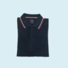 ARROW POLO T-SHIRT NAVY BLUE WITH RED AND WHITE TIPPINGS COLOR for corporate gifting in bangalore with affordable price and best quality.