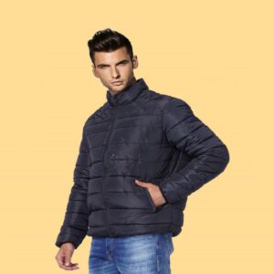 JACK & JONES PUFFER JACKET BLACK COLOR for corporate gifting in bangalore with affordable price and best quality.