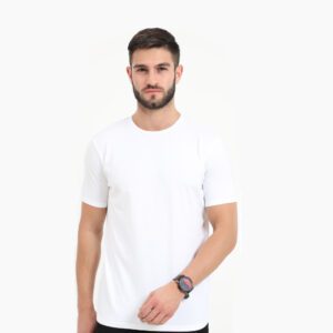 RARE RABBIT ROUND NECK T-SHIRT UNISEX- white color for corporate gifting in banglore with affordable price and best quality.