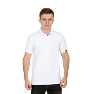 RARE RABBIT POLO TEE UNISEX WHITE color for corporate gifting in bangalore with affordable price and best quality.