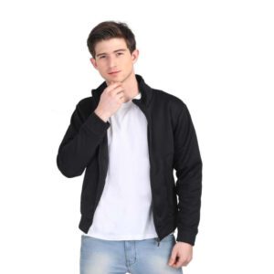 RARE RABBIT BONDED FLEECE JACKET- Black color for corporate gifting in bangalore with affordable price and best quality.