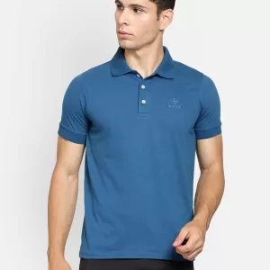 Hummel Ascon Men Navy Blue Polo T-Shirt for corporate gifting in bangalore with affordable price and best quality.