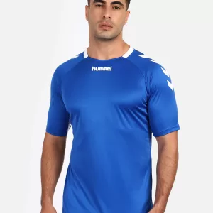 Hummel Core Team Men Polyester Blue T-Shirt for corporate gifting in bangalore with affordable price and best quality.