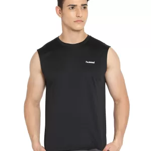 Hummel Darby Men Polyester Black T-Shirt for corporate gifting in bangalore with affordable price and best price.