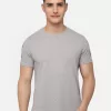 Hummel Legacy Men Cotton T-Shirt grey chevron for corporate gifting in bangalore with affordable price and best quality.