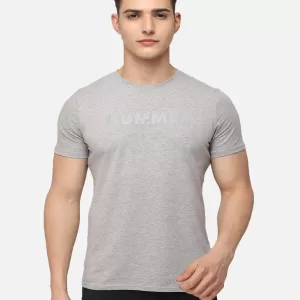 Hummel Legacy Men Cotton Grey T-Shirt: Buy the best quality Hummel legacy cotton T-shirt for corporate gifting in bangalore with affordable price.