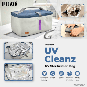 Buy the best quality FUZO UV CLEANZ UV STERILIZATION BAG online in india at affordable price and with wide range of color with customization.