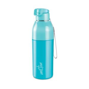 Milton Steel Convey 600 Insulated Inner Stainless Steel Water Bottle, 520 ml, Cyan | Leak Proof | BPA Free | Hot or Cold for Hours | Office | Gym | Hiking | Treking | Travel Bottle