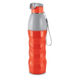 Milton Steel Racer 900 Inner Stainless Steel Insulated Water Bottle, 630 ml, Red | PU Insulated | Hot or Cold for Hours | Leak Proof | Easy Grip | Office | Gym | Hiking | Treking | Travel Bottle