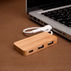 Wangari Cedar Multi-Charging USB Hub