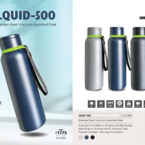 LQUID-500 Stainless Steel Vaccum Insulated Flask