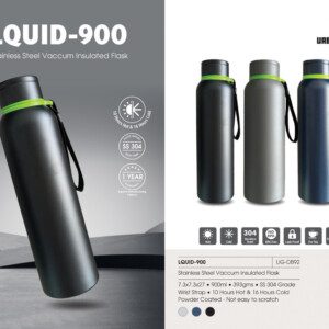 LQUID-900 Stainless Steel Vaccum Insulated Flask