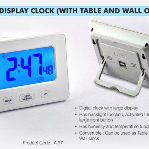 Large display clock (with table and wall option)