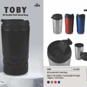 Stainless Steel Travel Mug - TOBY