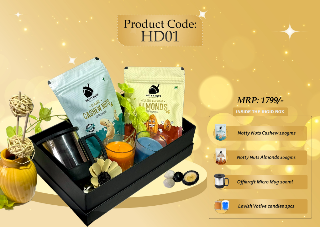 Notty Nuts Dry fruits hamper for Diwali corporate gifting