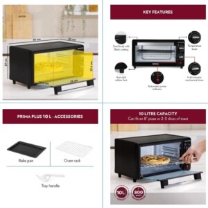 BOROSIL ELITE10L OVEN TOASTER & GRILLER