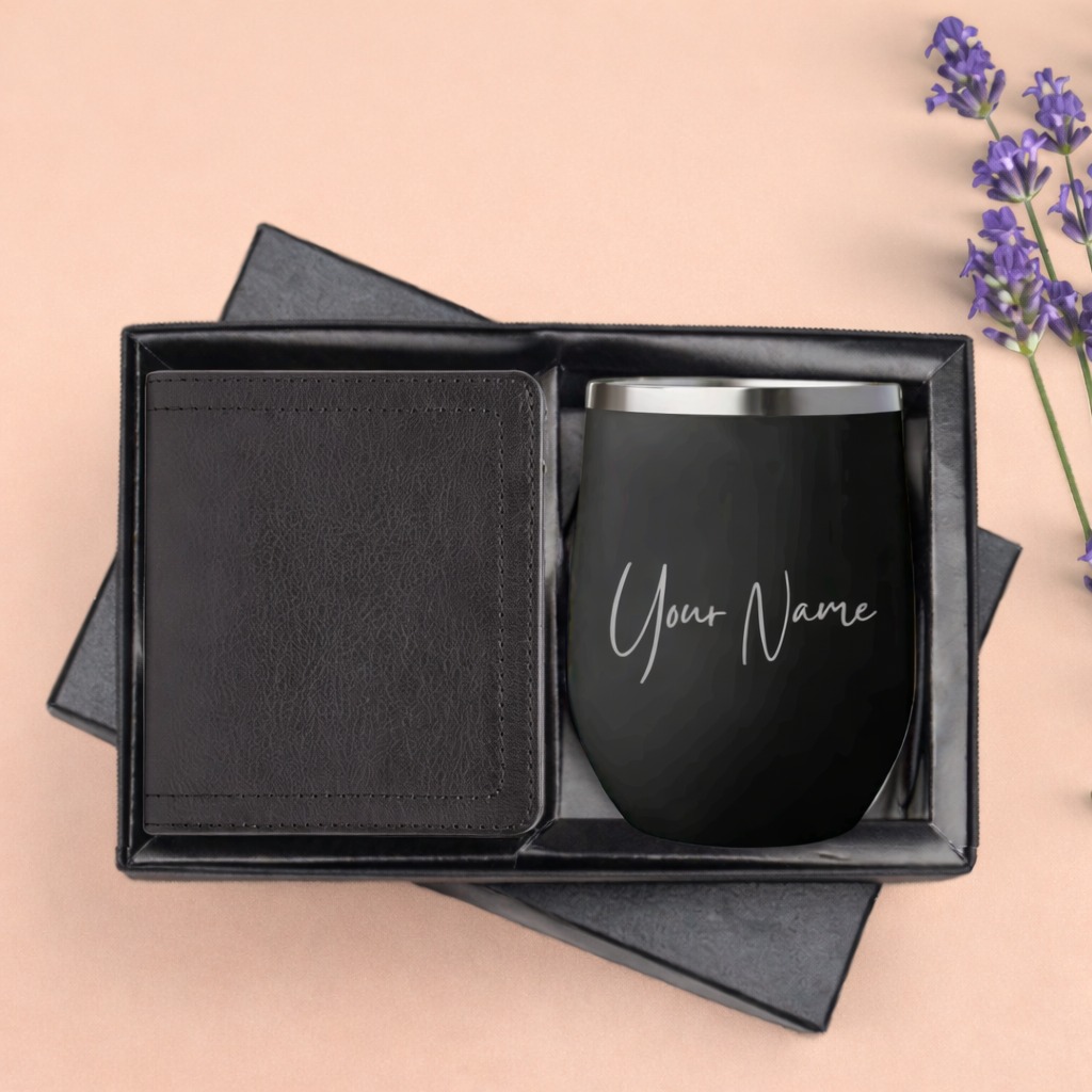 Elegant Wallet & 380ml Tumbler for womens