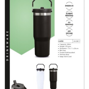 Urbangear Bold CARTER 900ml Thermal Mug