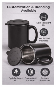 URBAN GEAR MOCCA Elite 300ml Travel Mug