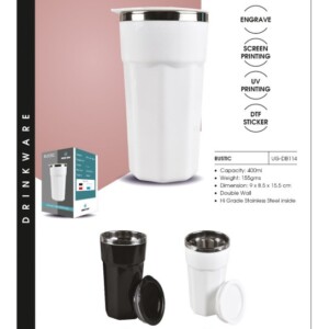 UG RUSTIC 400ml Elite Steel Travel Mug