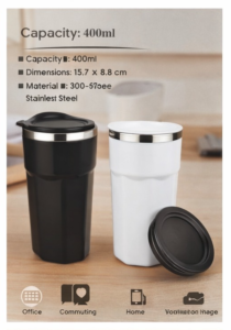 UG RUSTIC 400ml Elite Steel Travel Mug