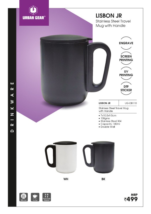 UG Elite LISBON JR 180ml Travel Mug