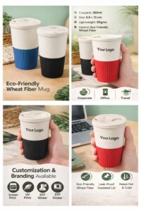 UG Reliable HUSKY 380ml Wheat Fiber Mug