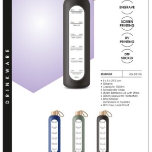 UG BOLD REMINDR 1000ml Glass Bottle