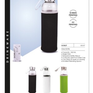 URBANGEAR BOLD GOBLET 520ml GlassBottle