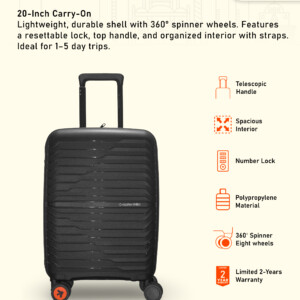 Nasher Miles bold 20-Inch Cabin Trolley