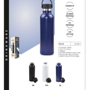 UG STELLAR ELITE 750ml vacuum bottle