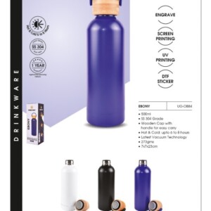 UG BOLD EBONY 500ml Vacuum Bottle