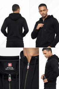 SwissMilitary bold 280gsm Zipper Jacket
