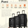 NasherMiles Paris 3Pcs bold Luggage Set