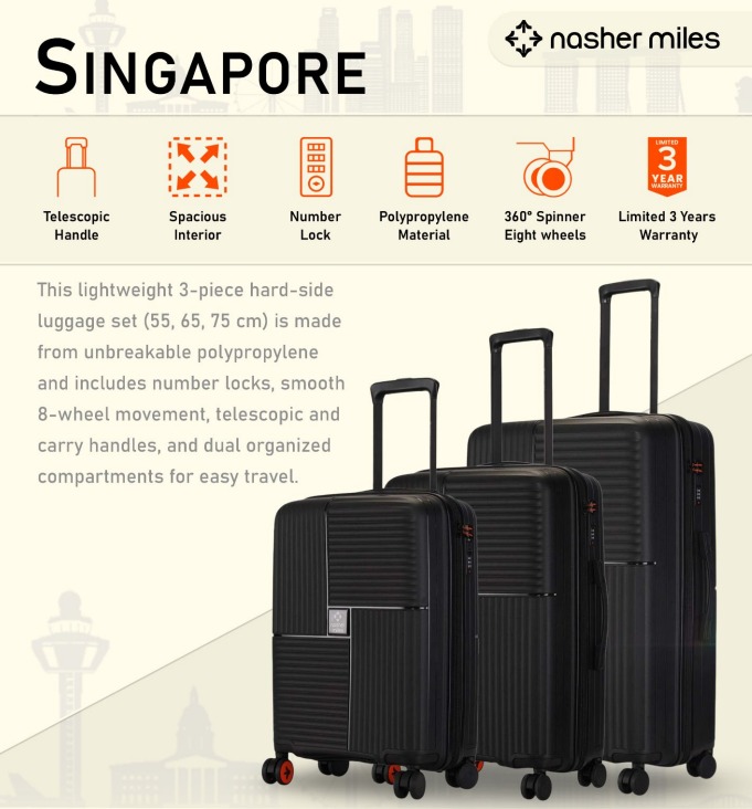 Nasher Miles Singapore 3pcs bold Set