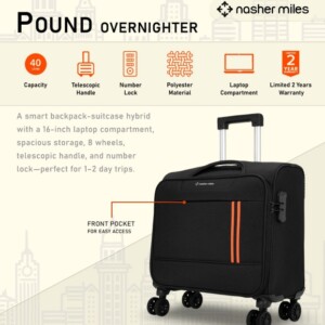 NasherMiles Pound bold 40L Overnighter