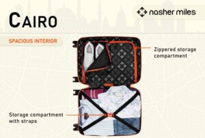 Nashermiles Cairo bold 3pcs Luggage Set