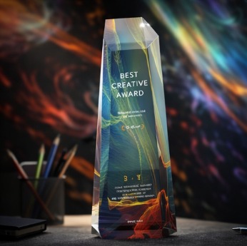 Premium luxury Crystal Trophy (crt-4)