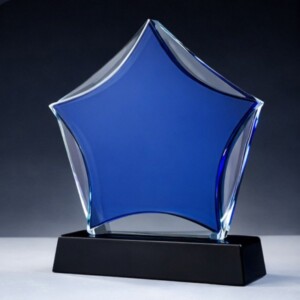Blue Star Luxury Crystal Award (crt-23)