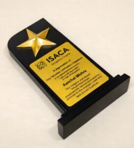 Elegant Wooden Star Plaque - NWD83